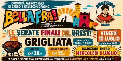 Le serate finali del GREST! Le serate finali del GREST!